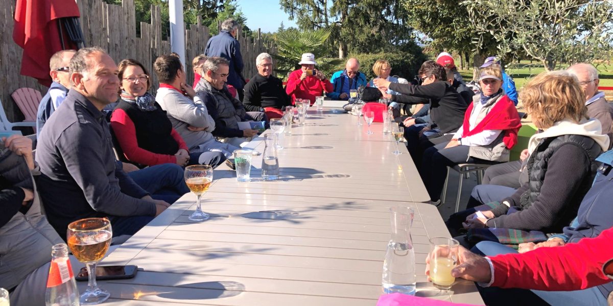 2021 sortie du club St Clair Annonay Ardèche au golf de Valence St Didier