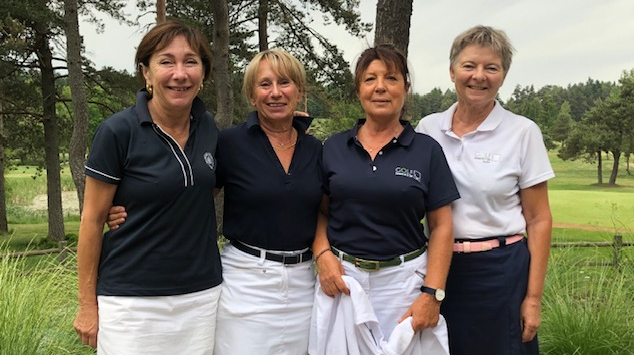 2021 competition amicale féminine au golf du Chambon, équipe St Clair