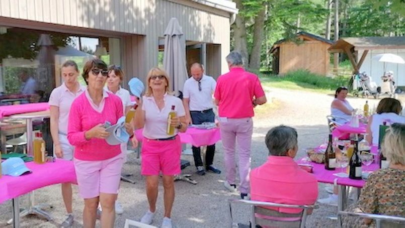 2021 compétition ONLY GIRLS au Chambon sur Lignon équipe du golf de St Clair