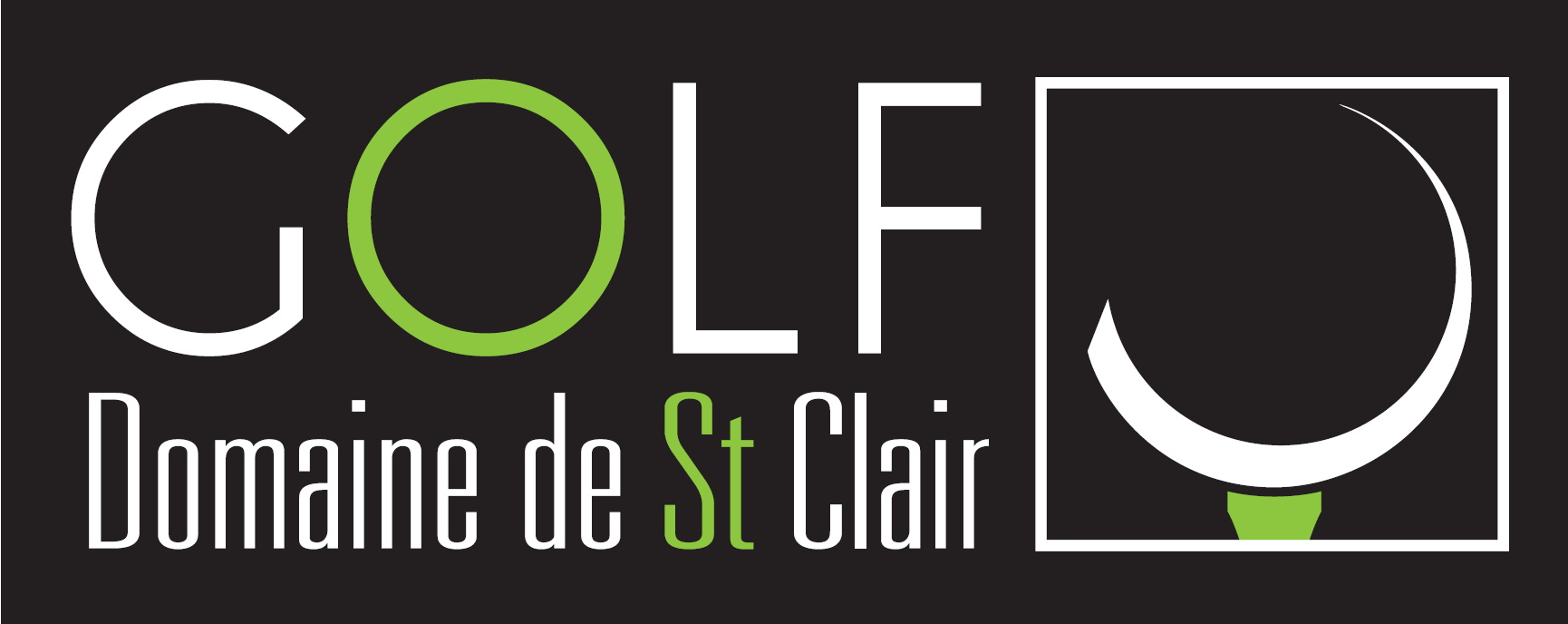 logo du domaine du golf de Saint Clair