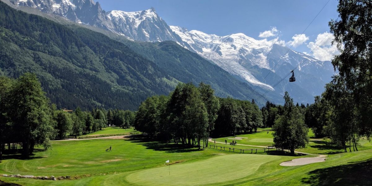golf club de chamonix parcours terrain