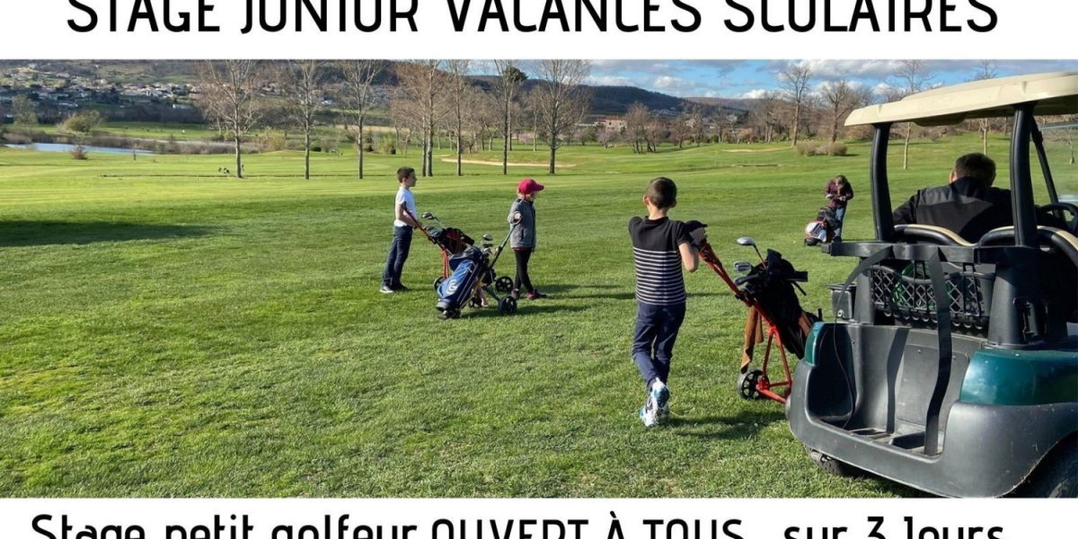2022 stage junior golf saint clair annonay Ardèche