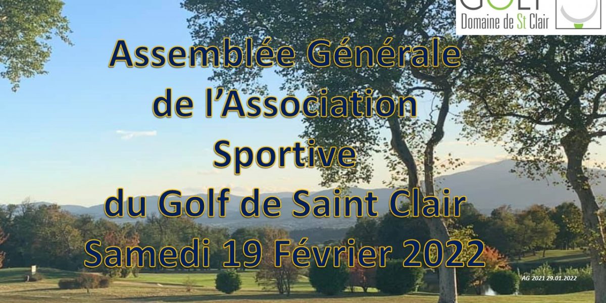 2022 powerpoint assemblée générale de l'association sportive du golf de saint clair annonay ardeche