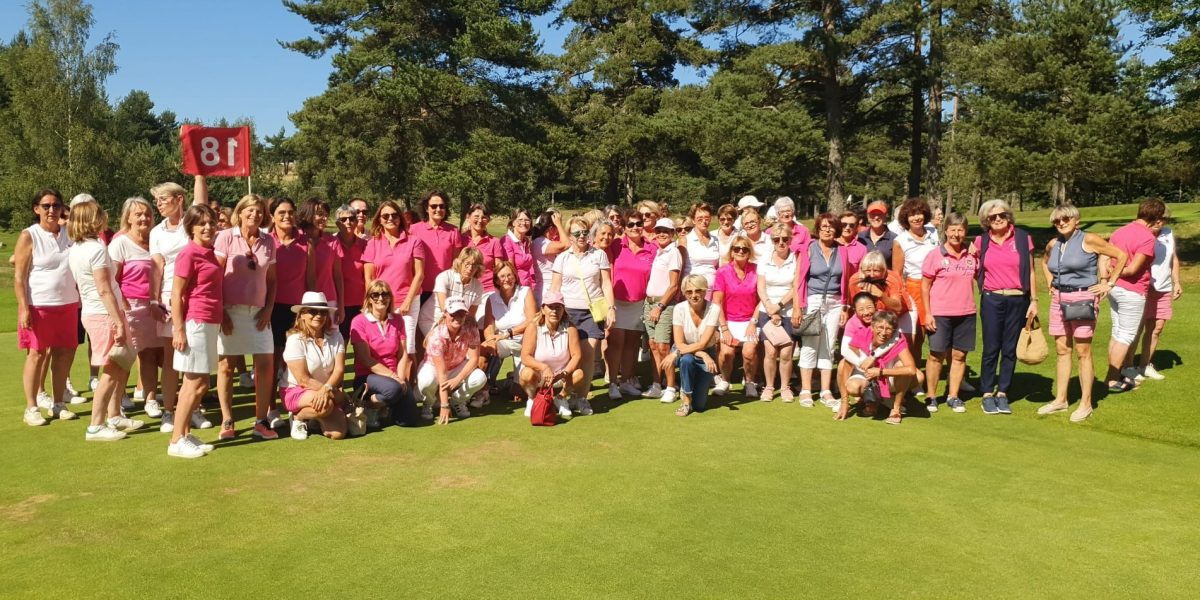 2022 compétition ONLY GIRLS au Chambon sur Lignon équipe du golf de St Clair