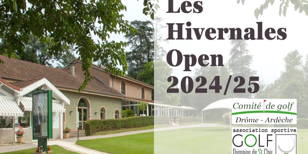 golf du domaine de Saint Clair annonay ardeche